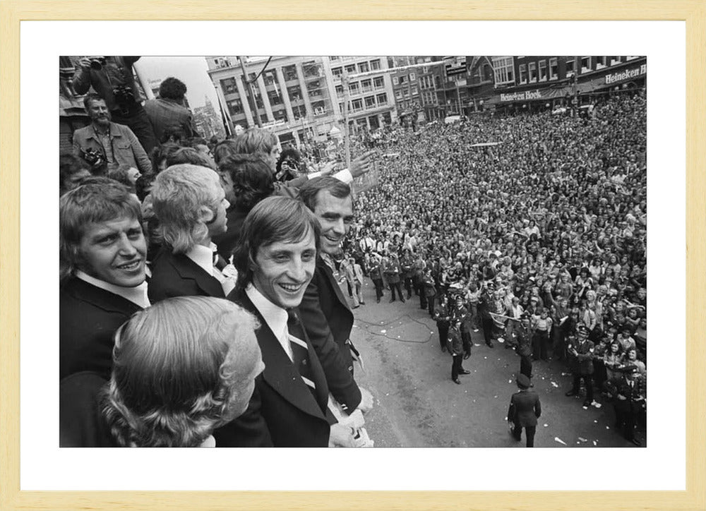 Johan Cruijff op het Leidseplein - 1974