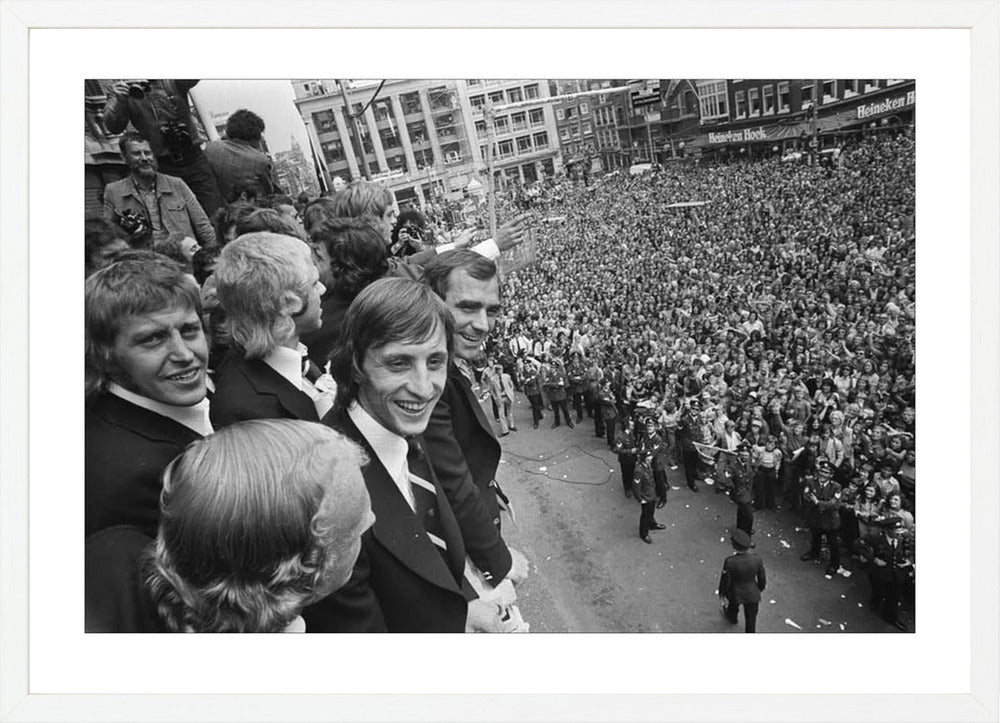 Johan Cruijff op het Leidseplein - 1974
