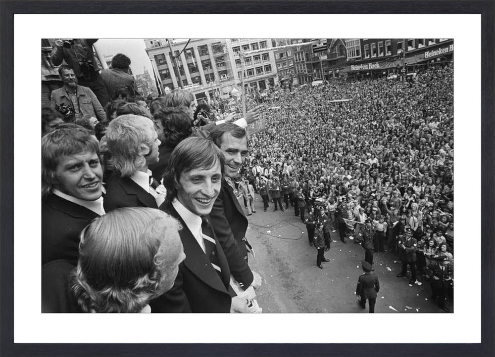 Johan Cruijff op het Leidseplein - 1974