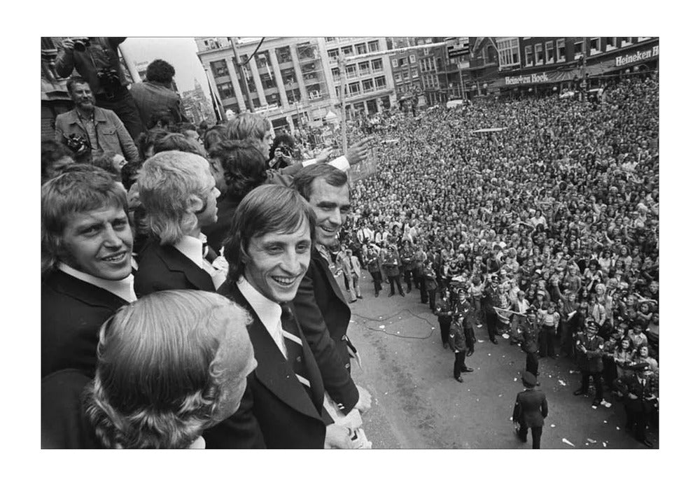 Johan Cruijff op het Leidseplein - 1974