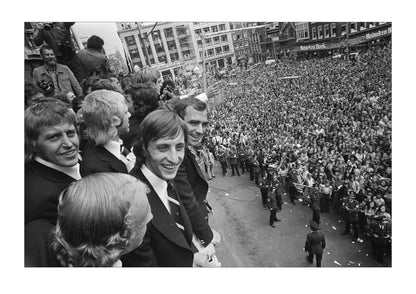 Johan Cruijff op het Leidseplein - 1974