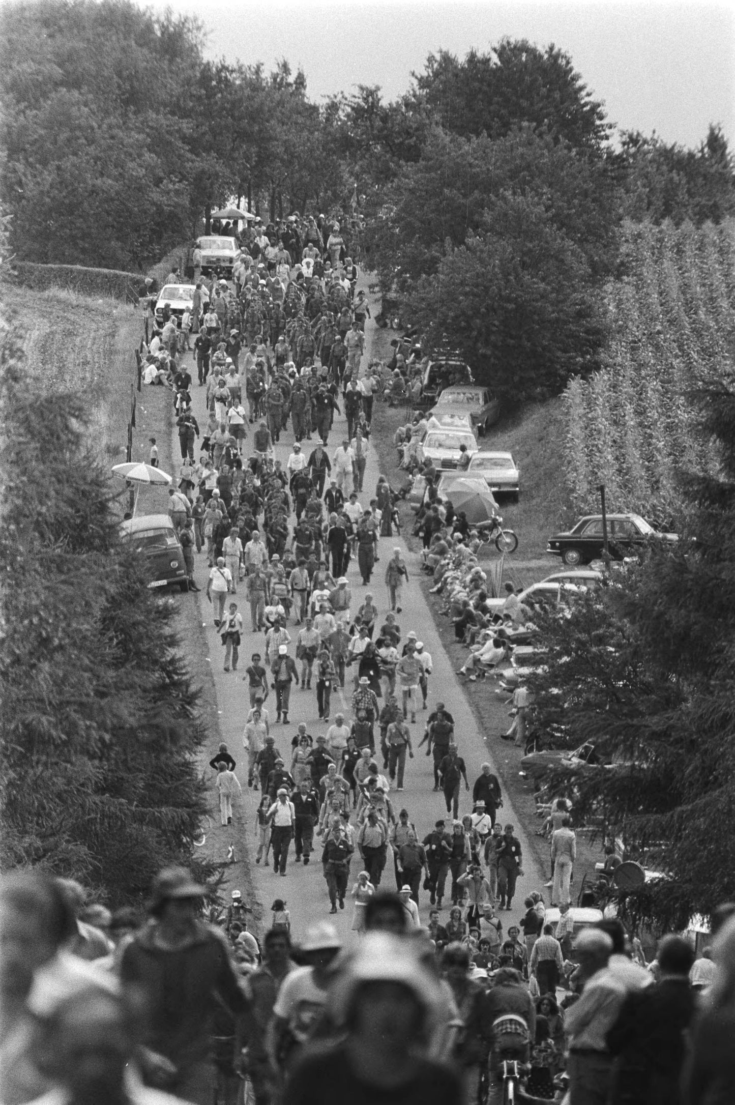 Vierdaagse op de Zevenheuvelenweg - 1976