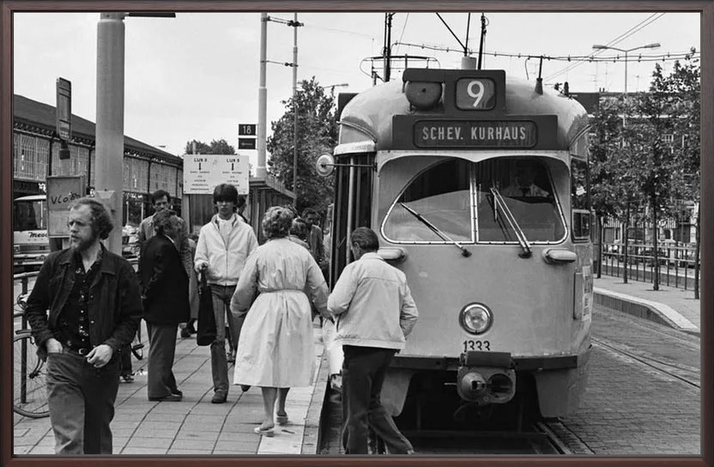 HTM-tram bij Hollands Spoor - 1981