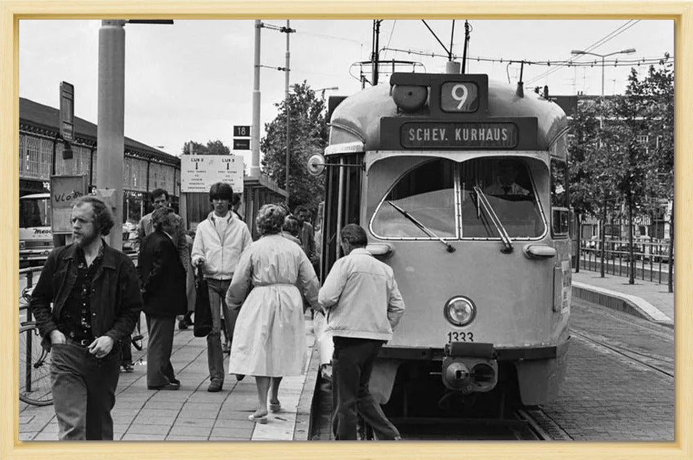 HTM-tram bij Hollands Spoor - 1981