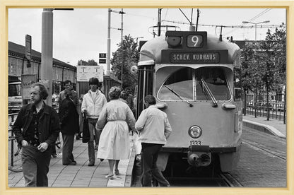 HTM-tram bij Hollands Spoor - 1981