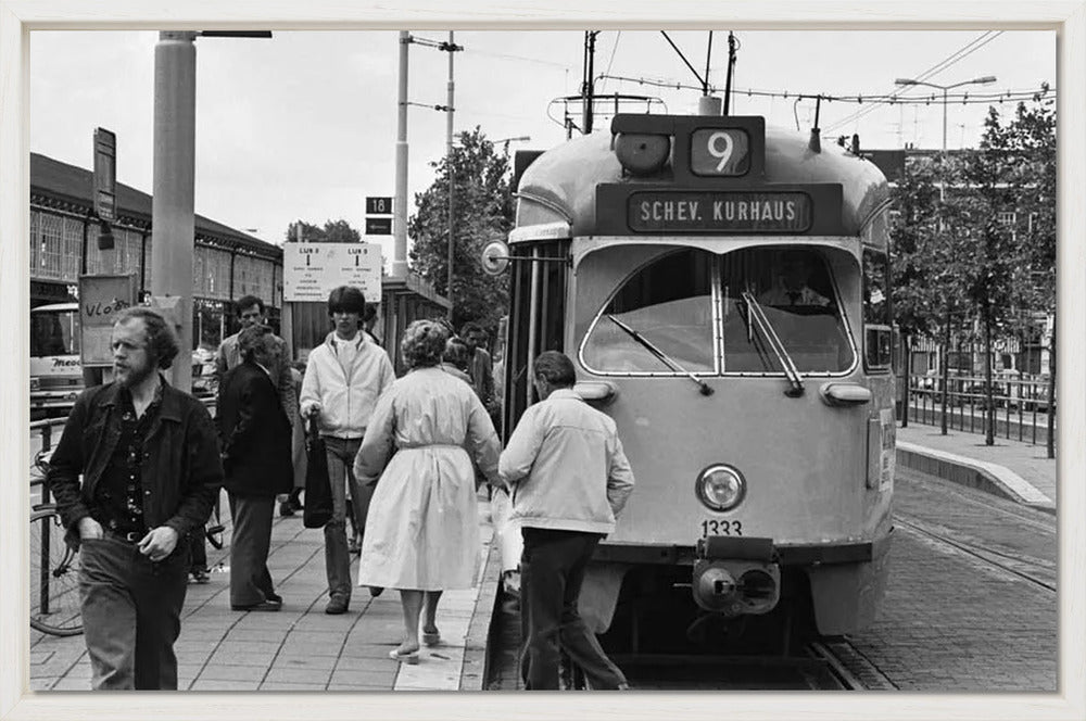 HTM-tram bij Hollands Spoor - 1981