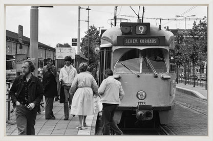 HTM-tram bij Hollands Spoor - 1981