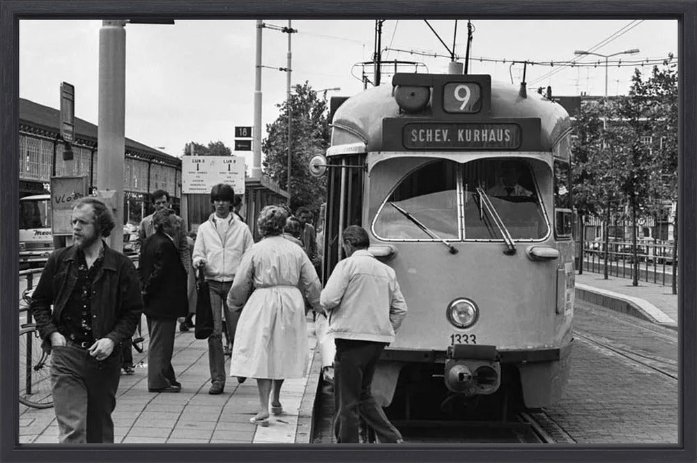 HTM-tram bij Hollands Spoor - 1981