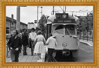 HTM-tram bij Hollands Spoor - 1981