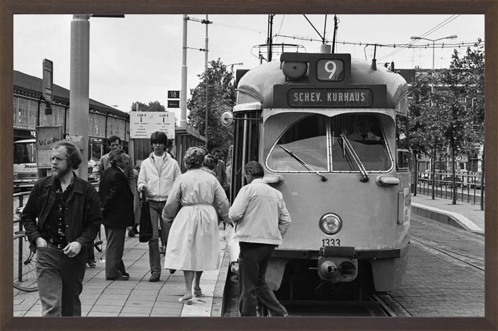 HTM-tram bij Hollands Spoor - 1981
