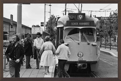 HTM-tram bij Hollands Spoor - 1981