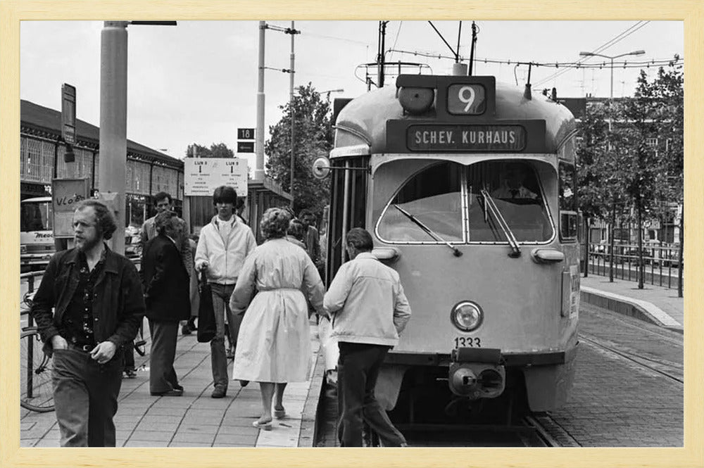 HTM-tram bij Hollands Spoor - 1981