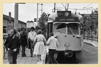 HTM-tram bij Hollands Spoor - 1981