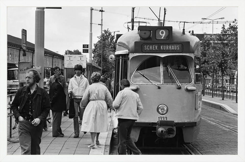 HTM-tram bij Hollands Spoor - 1981