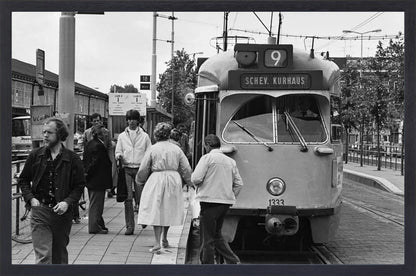 HTM-tram bij Hollands Spoor - 1981