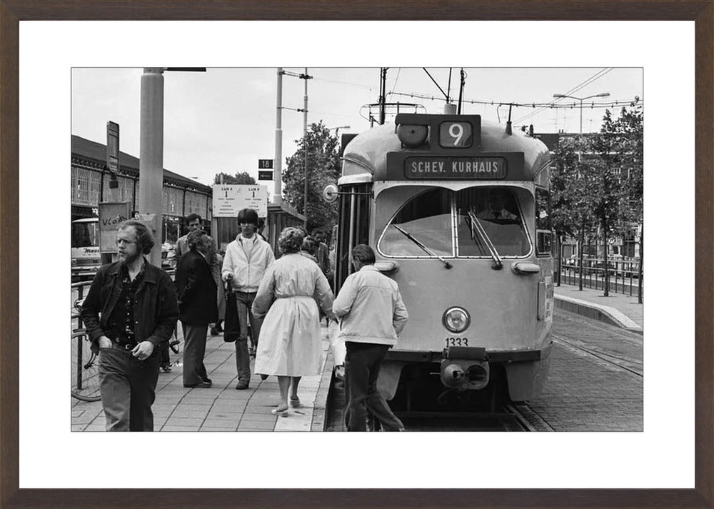 HTM-tram bij Hollands Spoor - 1981