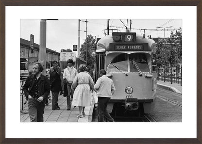 HTM-tram bij Hollands Spoor - 1981