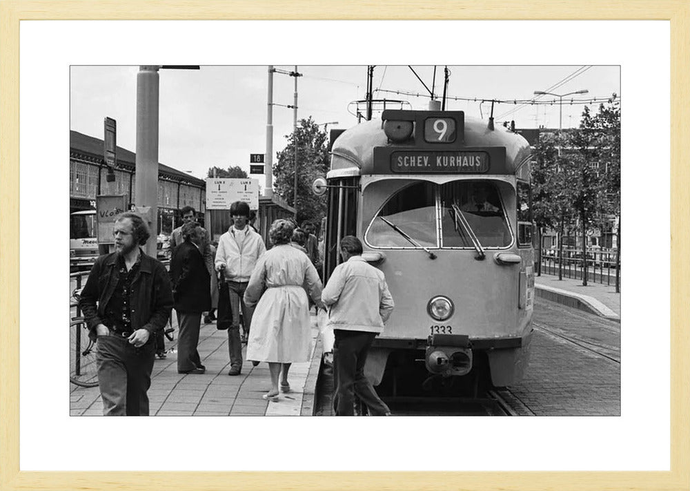 HTM-tram bij Hollands Spoor - 1981