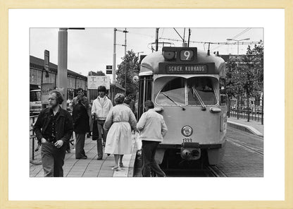 HTM-tram bij Hollands Spoor - 1981