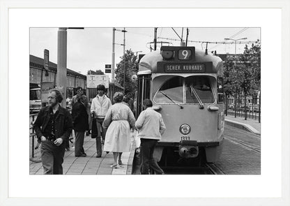 HTM-tram bij Hollands Spoor - 1981
