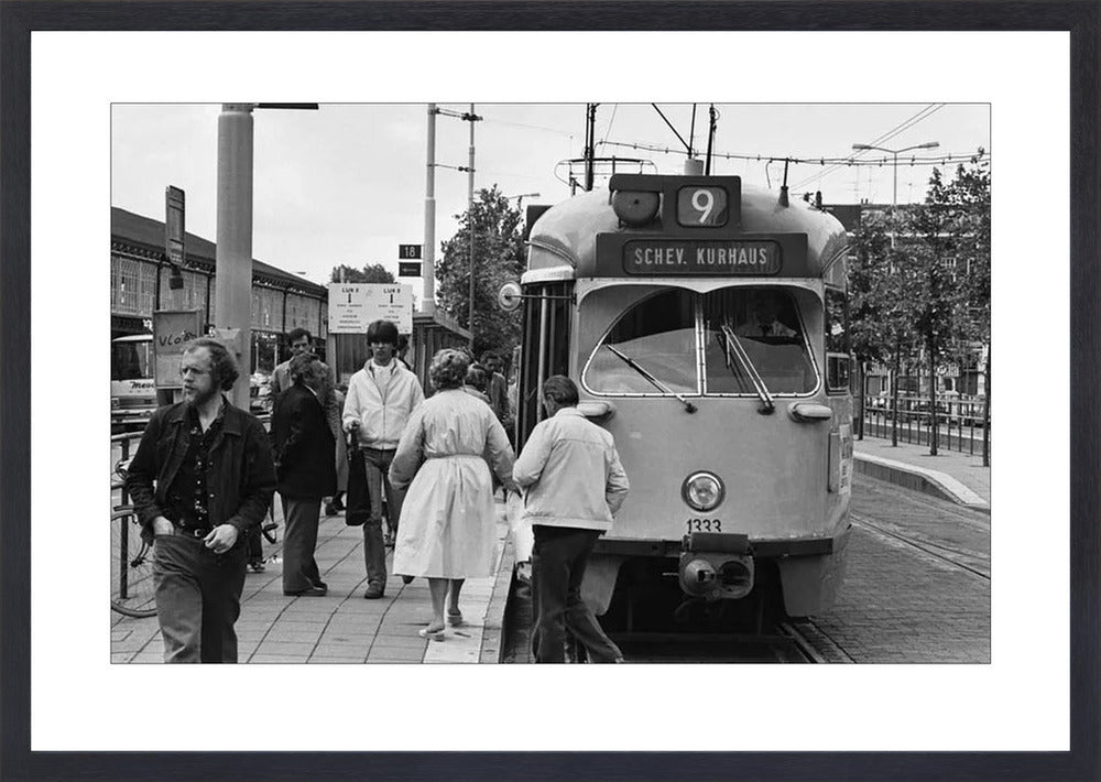 HTM-tram bij Hollands Spoor - 1981