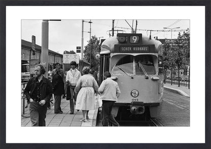 HTM-tram bij Hollands Spoor - 1981