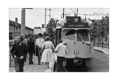 HTM-tram bij Hollands Spoor - 1981