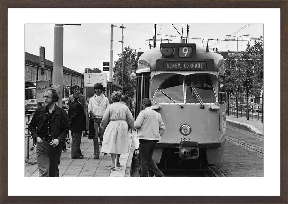 HTM-tram bij Hollands Spoor - 1981