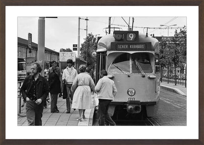 HTM-tram bij Hollands Spoor - 1981