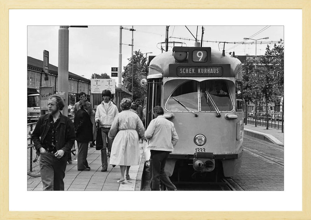 HTM-tram bij Hollands Spoor - 1981