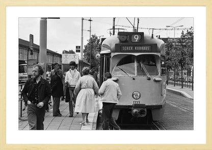 HTM-tram bij Hollands Spoor - 1981