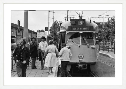 HTM-tram bij Hollands Spoor - 1981