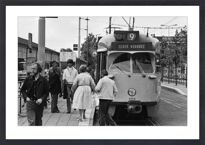 HTM-tram bij Hollands Spoor - 1981