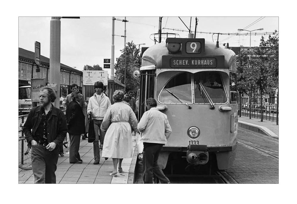 HTM-tram bij Hollands Spoor - 1981