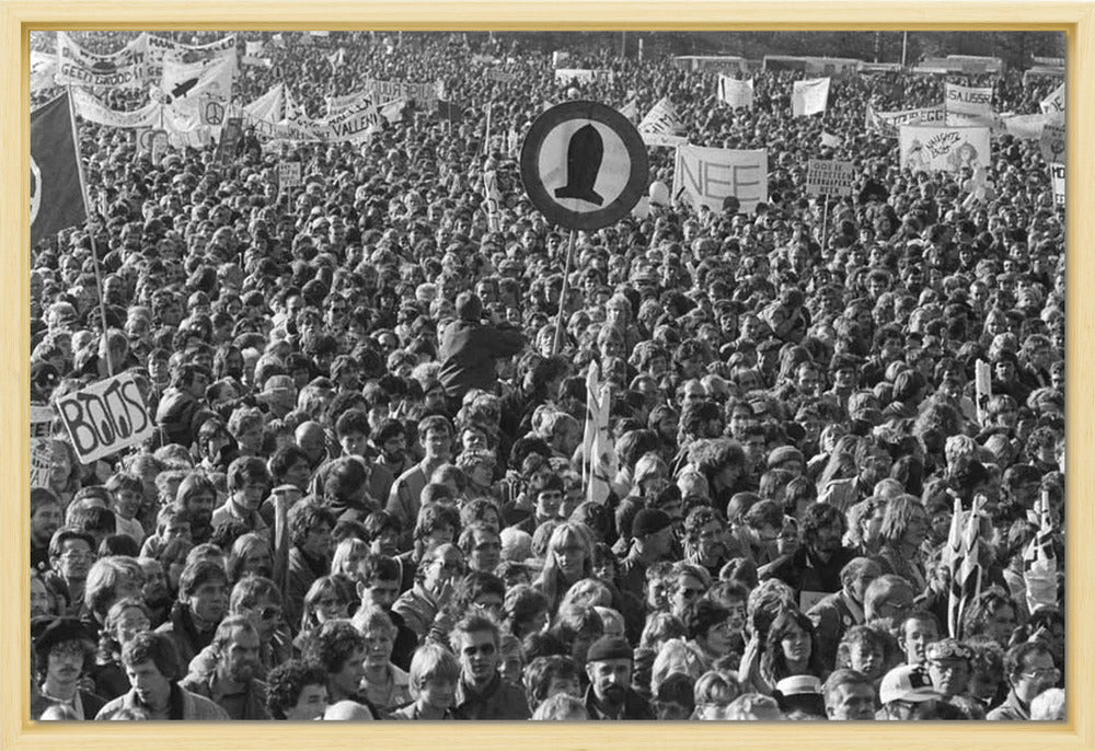 Vredesdemonstratie op het Malieveld - 1983