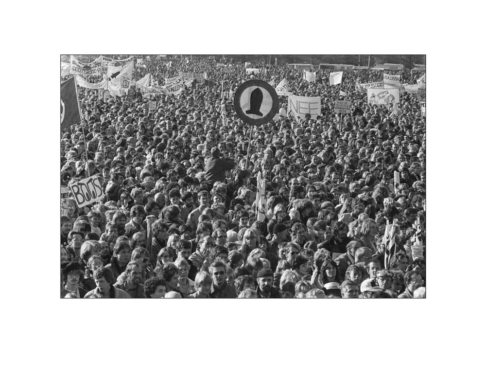 Vredesdemonstratie op het Malieveld - 1983