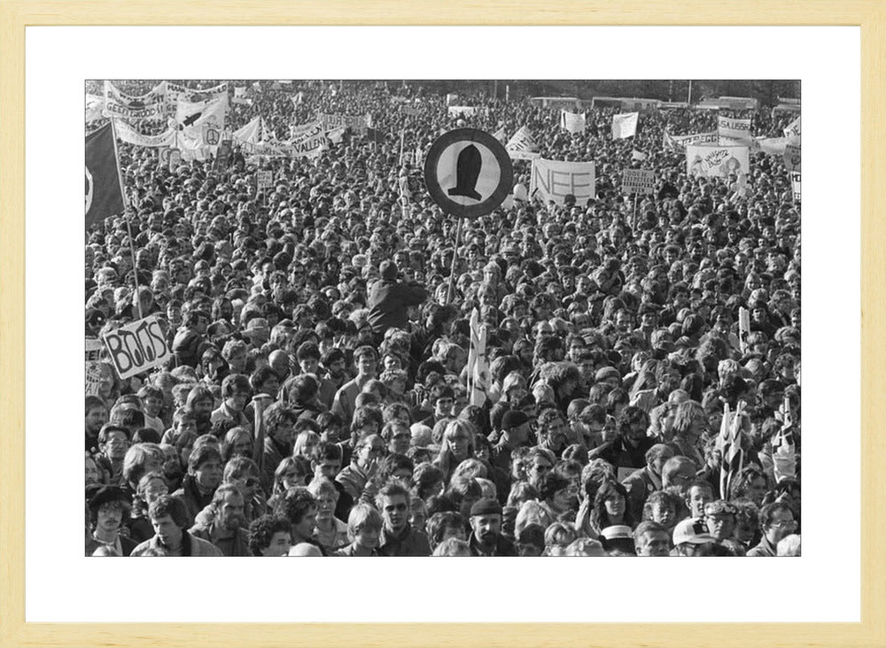 Vredesdemonstratie op het Malieveld - 1983