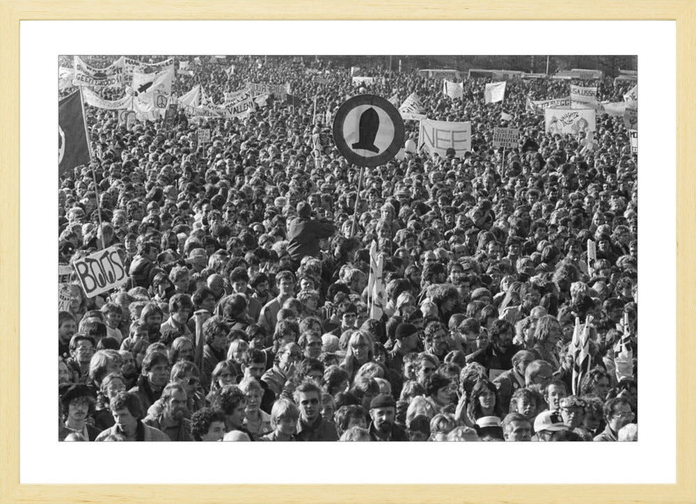 Vredesdemonstratie op het Malieveld - 1983