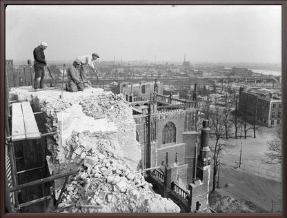 Eusebiuskerk in Wederopbouw - 1946