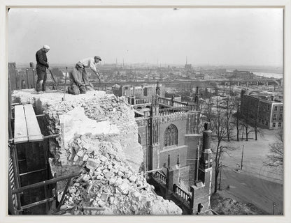 Eusebiuskerk in Wederopbouw - 1946