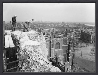 Eusebiuskerk in Wederopbouw - 1946