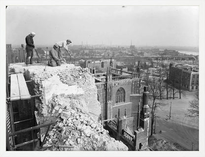 Eusebiuskerk in Wederopbouw - 1946