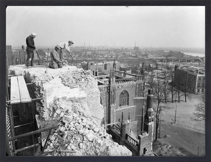 Eusebiuskerk in Wederopbouw - 1946
