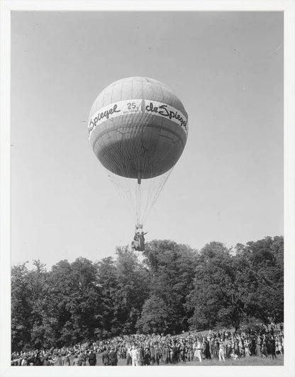 Luchtballon bij Sonsbeek - 1949