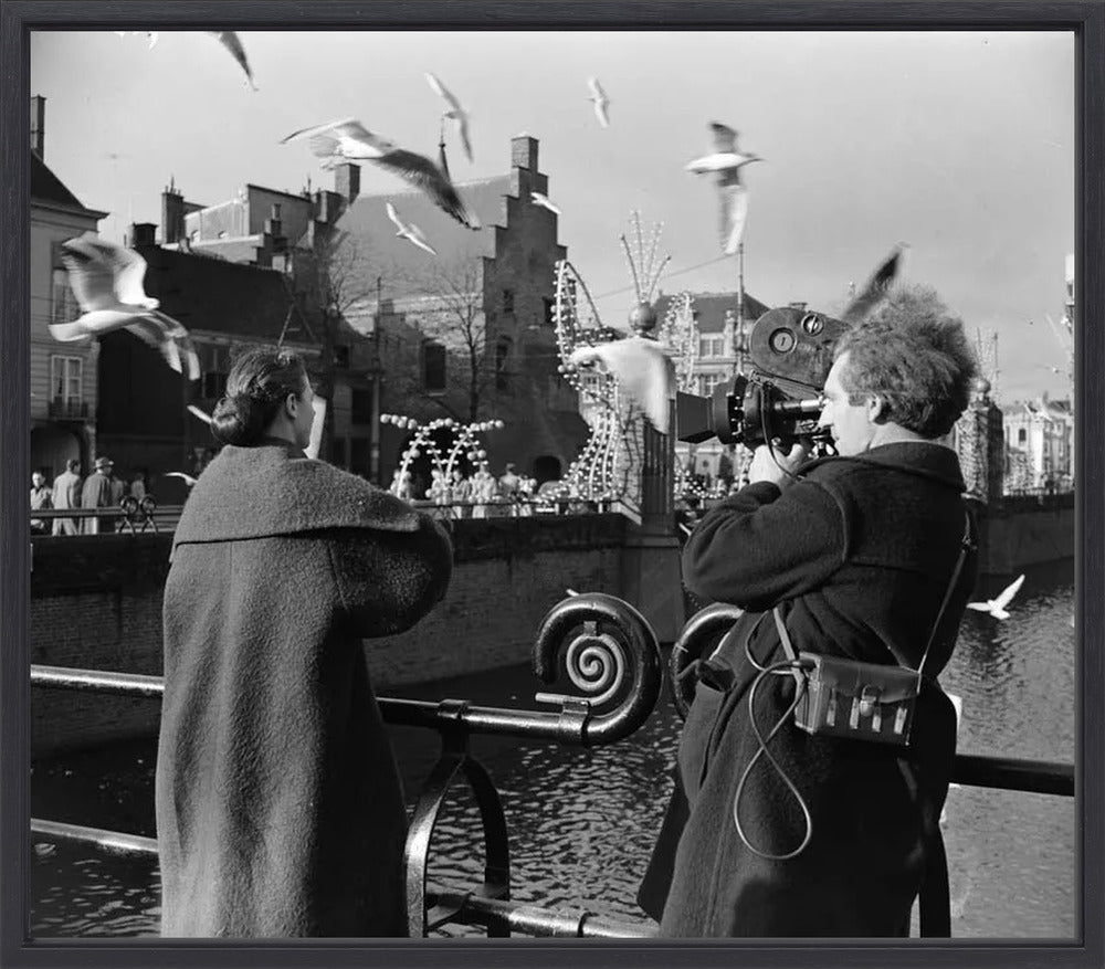 Film bij de Hofvijver - 1954