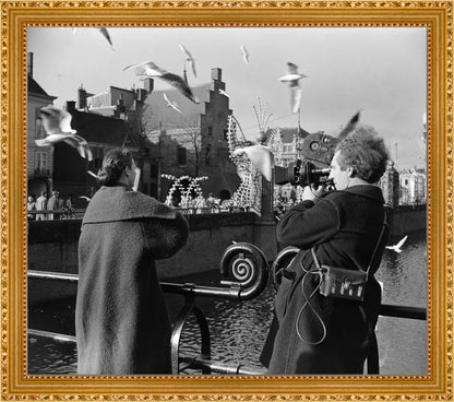 Film bij de Hofvijver - 1954