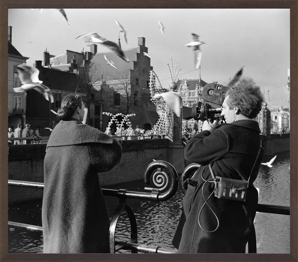 Film bij de Hofvijver - 1954