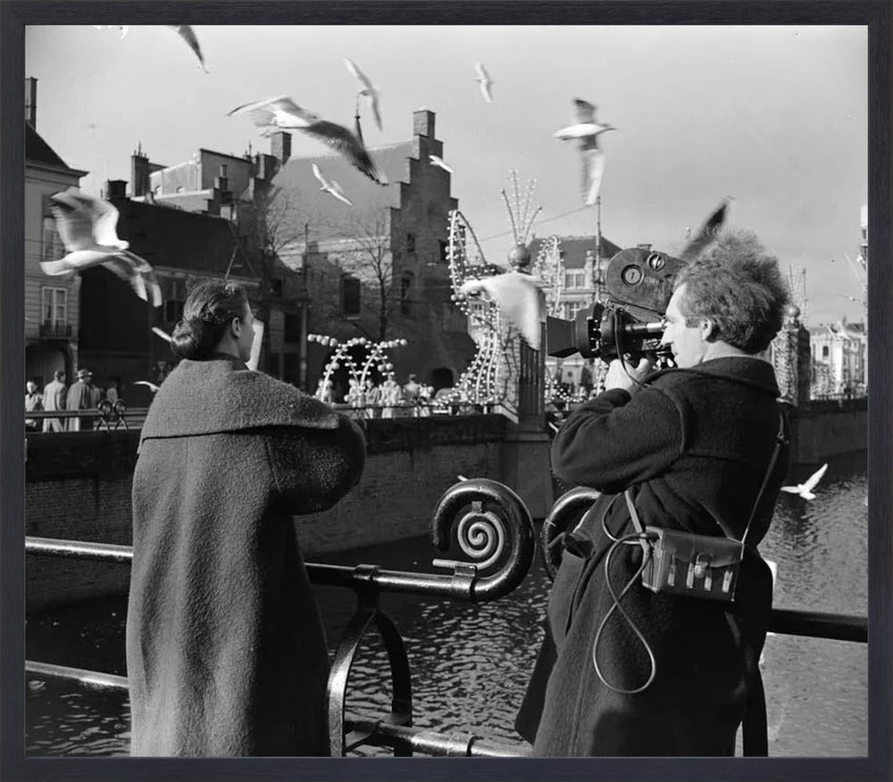 Film bij de Hofvijver - 1954