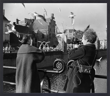 Film bij de Hofvijver - 1954