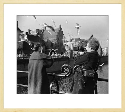 Film bij de Hofvijver - 1954